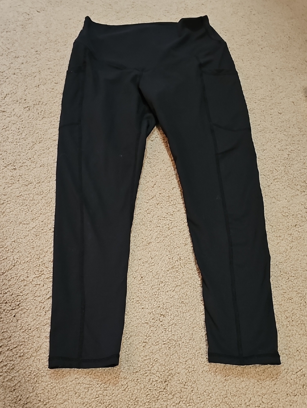 Women's Black High-Waist Performance Leggings